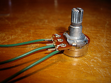 Wiring the potentiometers