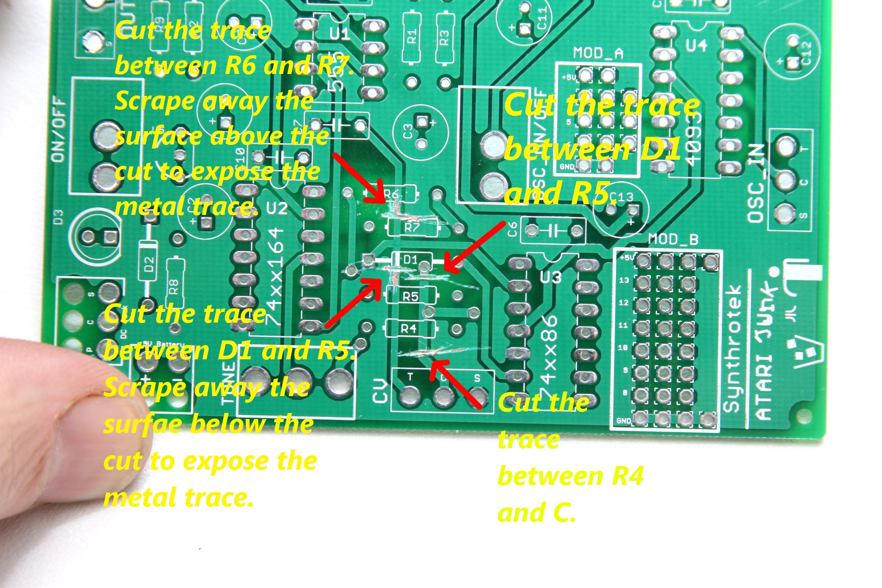 AstroNoise Atari Junk Assembly Instructions Synthrotek