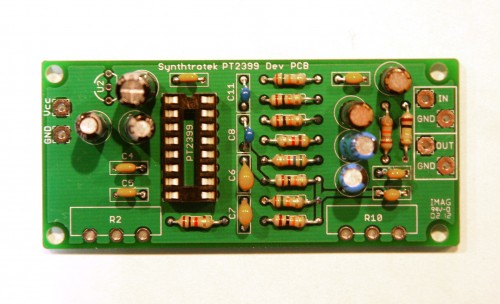 Dev_Board, Delay, Pt2399, DIY, Synthrotek