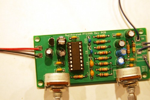 Dev_Board, Delay, Pt2399, DIY, Synthrotek