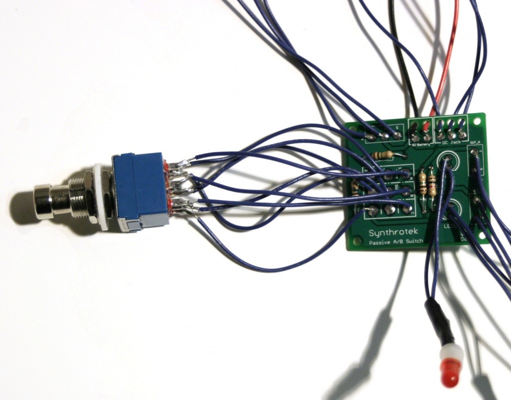 Passive, A/B, Switch, 3PDT, Electronic, Circuits, A/B Box, Synthrotek