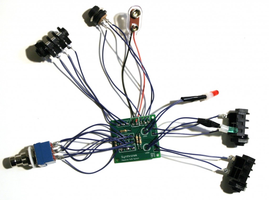 Passive, A/B, Switch, 3PDT, Electronic, Circuits, A/B Box, Synthrotek