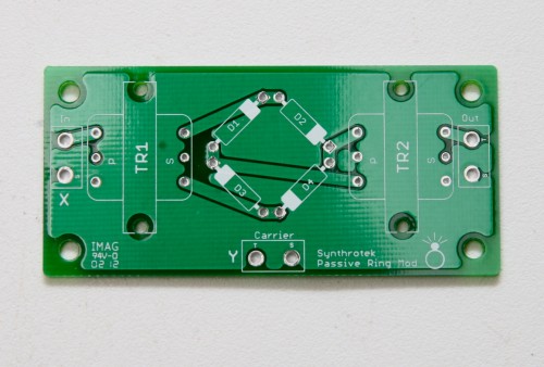 Passive Ring Modulator, PCB, Synthrotek, synthesizer, analog