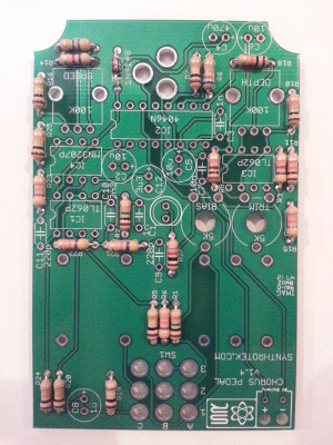 Chorus Pedal Resistors