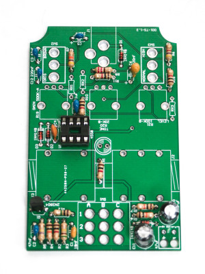 PCB Tube Screamer Resistors, Capacitors and Sockets