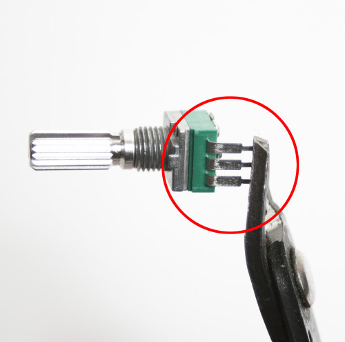 Potentiometer Lead Clipping