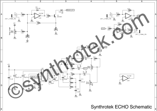 Synthrotek ECHO Schematic