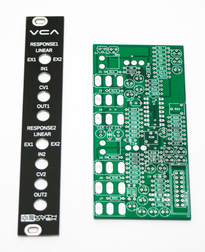 Eurorack VCA Panel & PCB