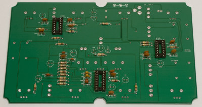 IC sockets soldered