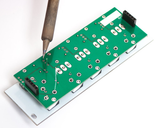 MST AUDIO / CV MIXER CONTROL BOARD SOLDERING