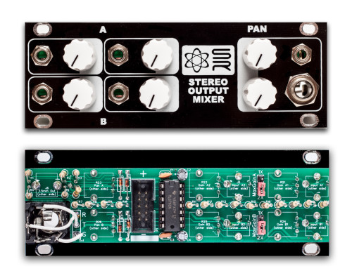 Synthrotek 1U Stereo Output Mixer