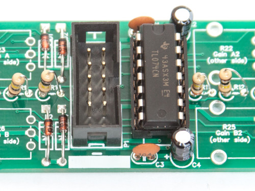 1U Stereo Mixer Power Header & IC