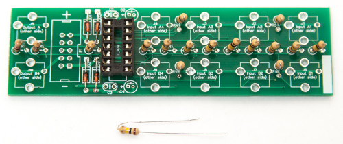 1U UNITY GAIN MIXER Resistors