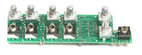 MST Stereo Output Mixer Jacks and Pots