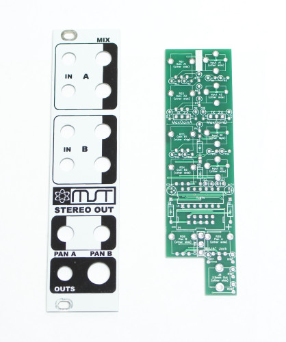 MST Stereo Output Mixer PCB and Panel Set