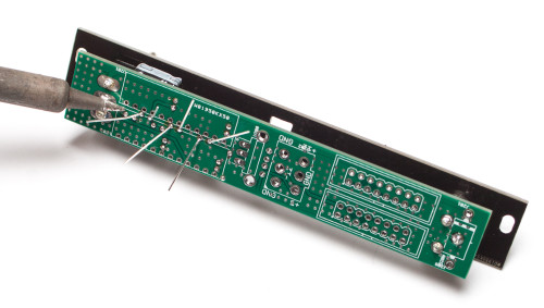 Soldering DC JACK, SWITCH and LEDs