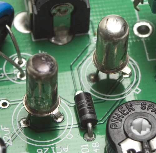 Face the Fuzz Germanium Transistor placement