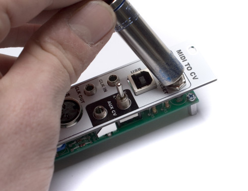 MST Midi to CV Front Panel Placement