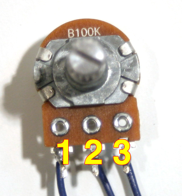 Lot Of 2 – 10K Ohm Potentiometer With 3 Amp AC On-Off Switch – Volume Control