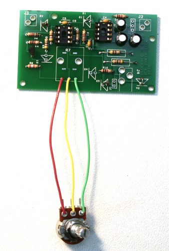 Step 5: Potentiometer Make sure you wire the contacts from the Pot to the PCB as shown in the photo.