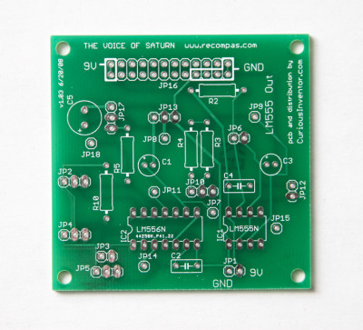 Voice of Saturn Synth Revision 1.03 PCB