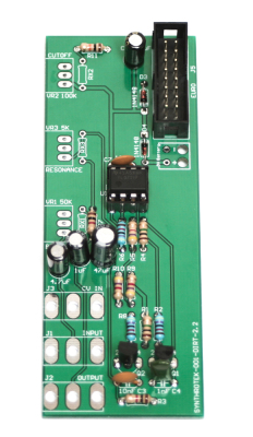 Eurorack DIRT filter 2.2 Capacitors