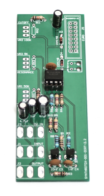 9-Volt DIRT filter 2.2 Socket, IC and Transistors