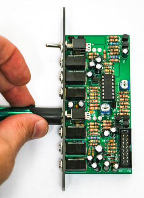 Eurorack VCA Attaching Front Panel