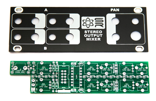 Synthrotek 1U Stereo Output Mixer PCB/PANEL