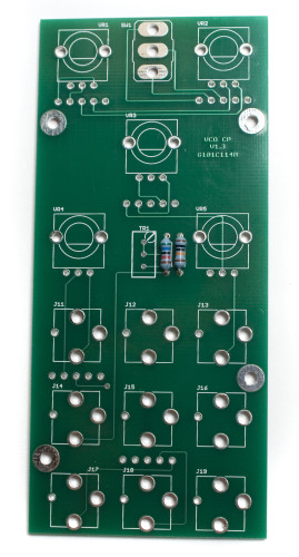 MST VCO Front Panel Resistors