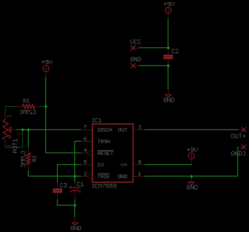 Synthrotek 555 Timer Schematic