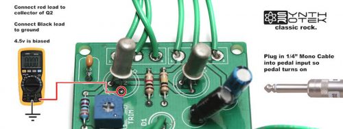 Synthrotek Arbiter Fuzz Face Clone Biasing Guide